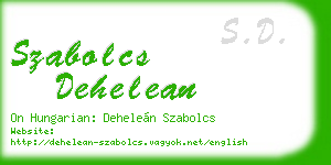 szabolcs dehelean business card